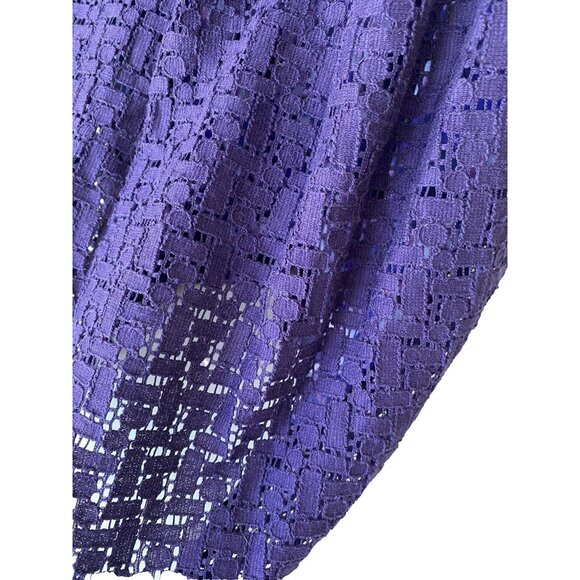 Purple Dress by Designer Elie Tahari Elegant Mini Full Coverage, Women's Size 8 - Picture 8 of 12